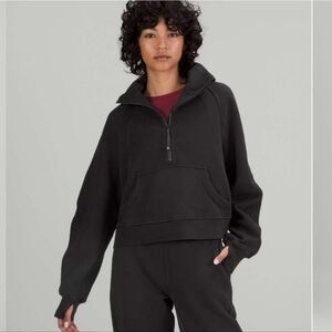 LULULEMON Scuba Oversized Funnel Neck Shirt Black Womens‎ Size XS/S
